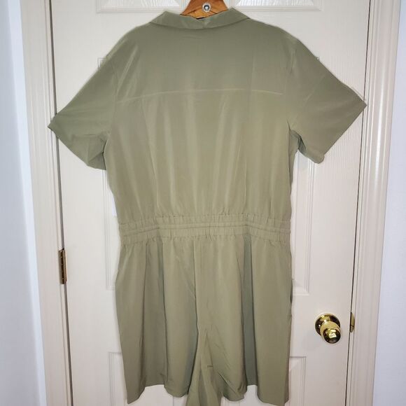 NWT Athleta Avenue Romper Size L Tall - Picture 6 of 13